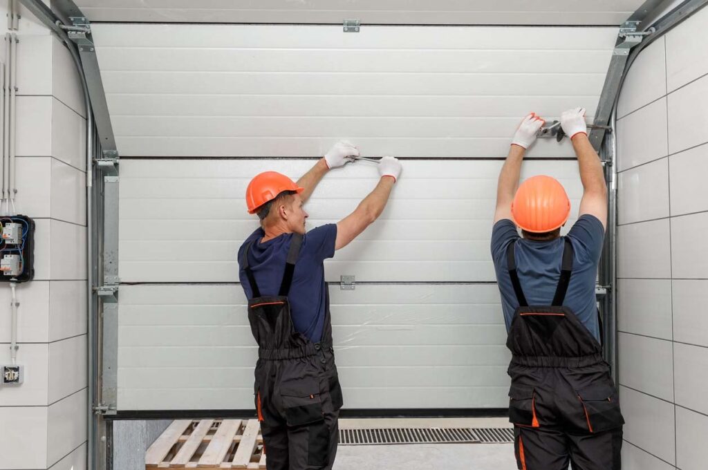 Garage door installation
